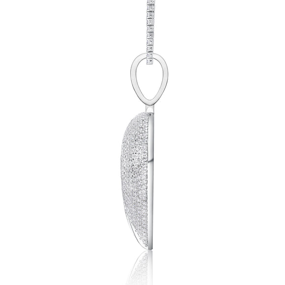 Collar Telepathy - Colgante de Moissanita Premium S925 Plateado y Platinado