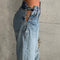 Jeans de Cintura Alta Efecto Lavado