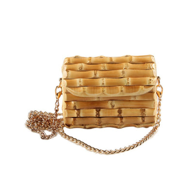 Bolso Bandolera Vintage Bambú Mini para Mujer - Image 9