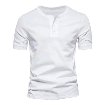 Playera Casual de Cuello Redondo para Hombre - Colores Sólidos - Image 4