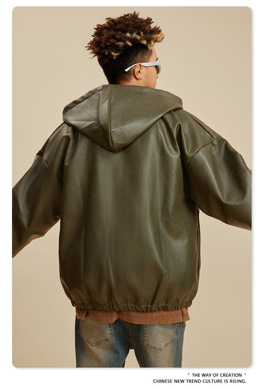 Chaqueta de Cuero Vintage Americana - Estilo Retro Clásico - Image 57