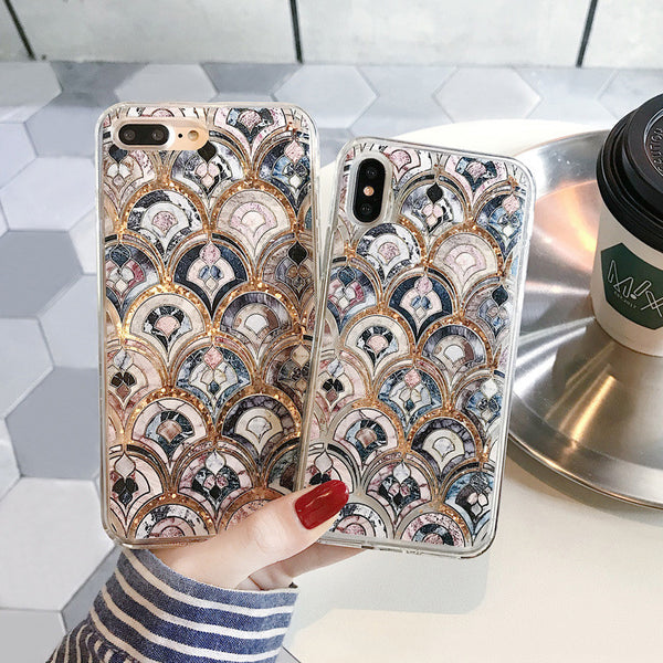 Funda Líquida con Arena Móvil para Teléfono