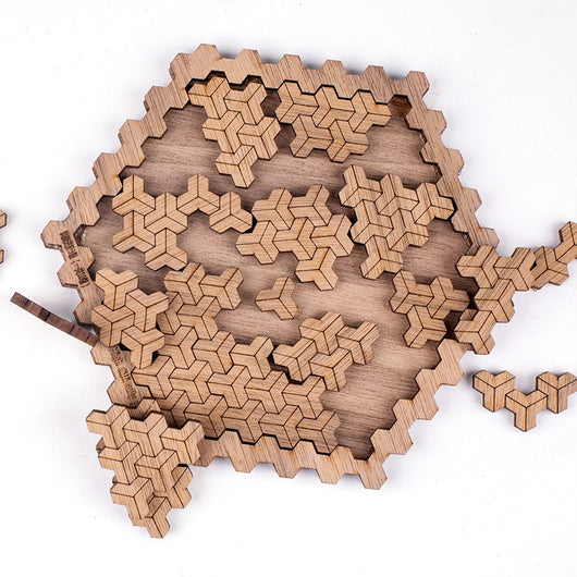 Cubo Wooden Dinosaurio Escher - Puzzle 3D de Madera para Desafiar tu Mente - Image 7