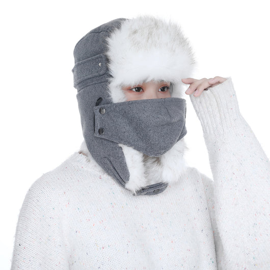 Gorro Grueso de Lana con Protección de Orejas para Invierno - Image 7