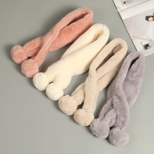 Bufanda Infantil Coreana Cálida - Cuello Decorativo para Niños y Bebés