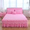 Saia De Cama Rosa 150x200cm