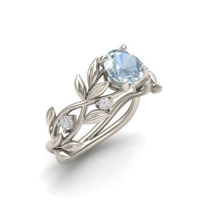 Anillo de Compromiso Princesa con Zirconia - Diseño Europeo y Americano - Image 3
