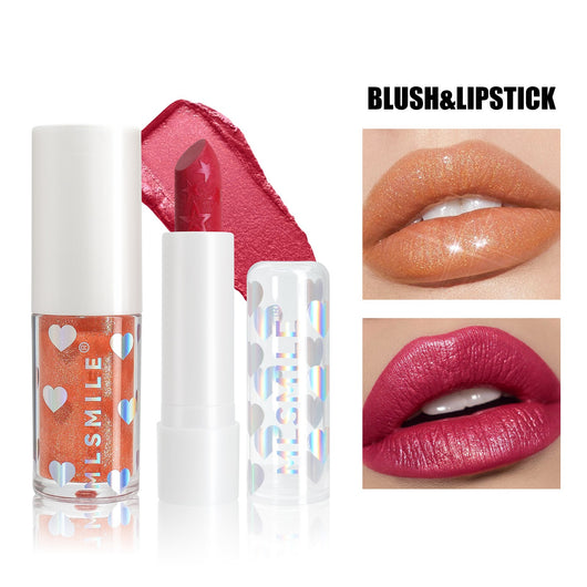 Dúo de Labiales Perlados con Brillo Líquido