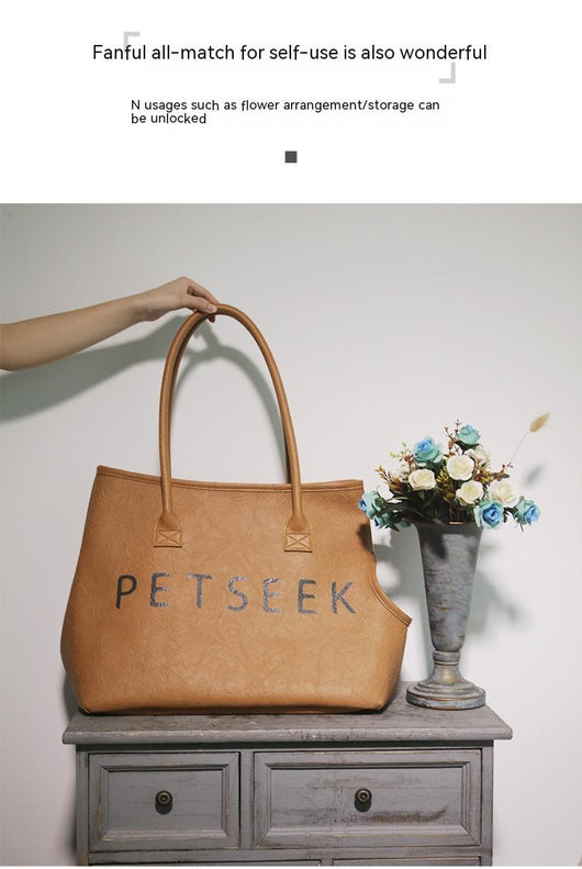 Bolsa Bandolera Portátil para Mascotas - Gatos y Perros - Image 2