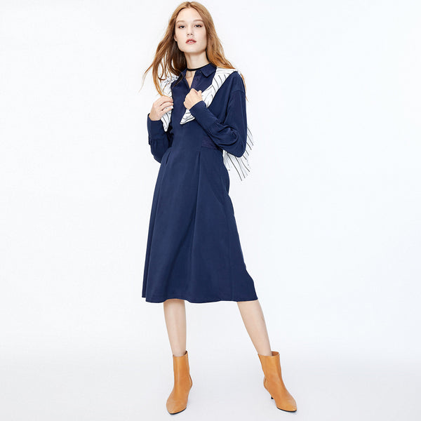 Vestido Camisero Reductor de Cintura para Commuter - Image 11