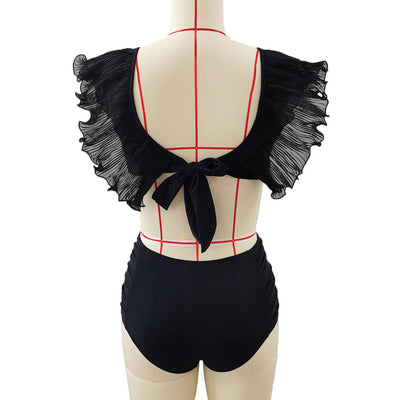Bikini de Cintura Alta con Diseño Fruncido - Image 18