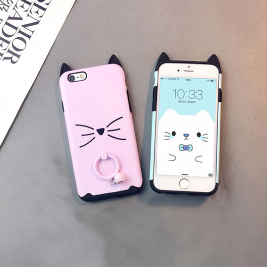 Funda Protectora iPhone 8/8Plus/6S/6SPlus con Anillo Soporte - Paquete Completo - Image 2