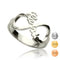 Anillo de Plata Esterlina Infinito Personalizado con Nombre