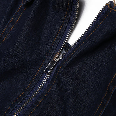 Vestido Denim con Cinturón Ajustable y Bolsa Bandolera - Image 15