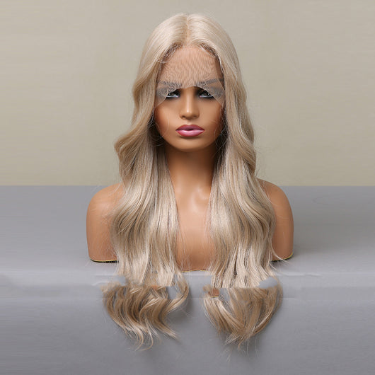 Peluca de Encaje Ondas Grandes con Efecto Teñido Degradado para Mujer - Image 6