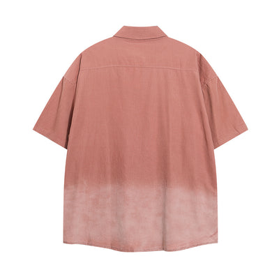 Camisa Suelta de Verano con Bolsillos Bordados para Hombre - Image 18
