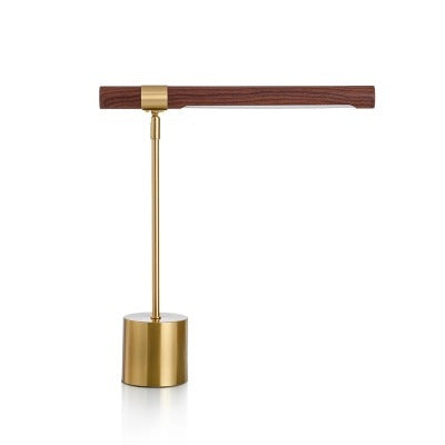 Lámpara de Mesa con Veta de Madera Natural - Image 13