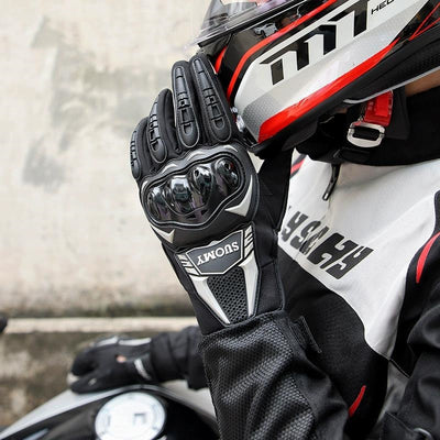 Guantes de Motociclismo Térmicos Antideslizantes con Protección Anti-Impacto