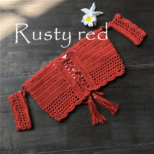 Top de Bikini de Crochet Estilo Bohemio y Versátil - Image 12