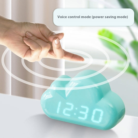 Reloj Despertador LED Inteligente con Control de Voz y Calendario - Image 2