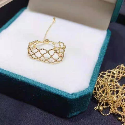 Anillo de Encaje en Oro 18K para Mujer - Image 4