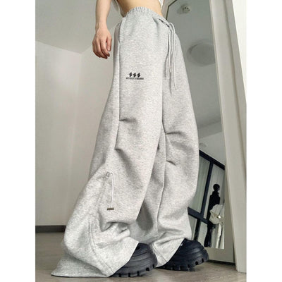 Pantalones Anchos con Cordón y Volantes - Diseño Casual Chic de Moda Urbana - Image 7