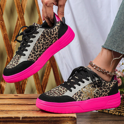 Zapatillas Skate Leopardo Unisex - Estilo Retro Casual Deportivo Personalizado - Image 2