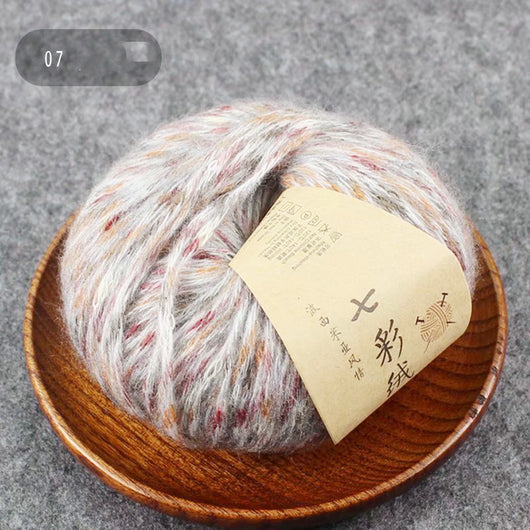 Hilo de Lana Multicolor para Crochet Artesanal - Ovillo Mediano Grueso - Image 11