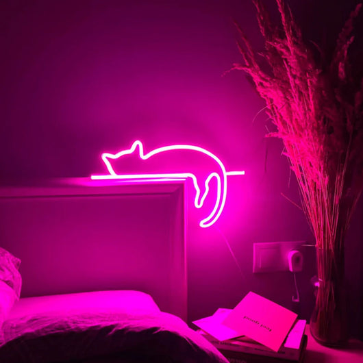 Luz LED Gato Neón - Decoración Luminosa para Dormitorio - Image 8