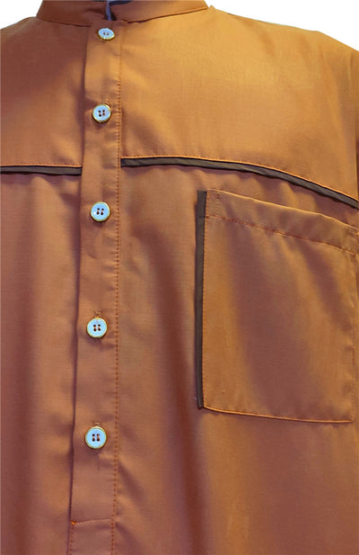 Thobe Árabe Premium para Hombre - Ropa de Adoración Islámica - Image 12