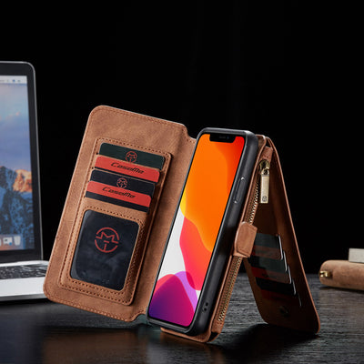 Funda Cartera Samsung S8/S8+ Cuero Vintage con Compartimientos y Cierre - Image 6