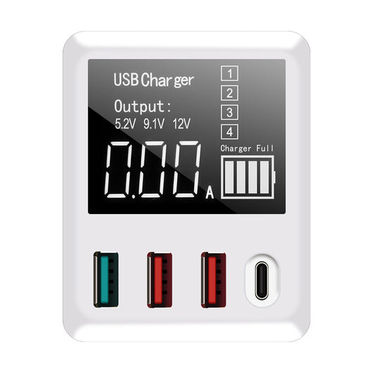 Cargador USB Múltiple de 30W - 4 Puertos Simultáneos