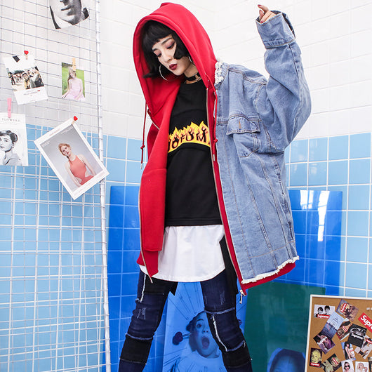 Chaqueta Denim con Contraste - Image 5