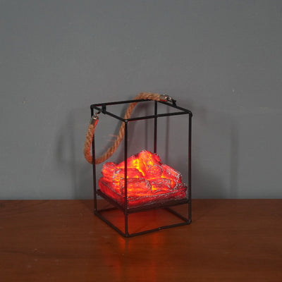 Lámpara LED de Fuego Chimenea Simulada Navidad Halloween - Image 5