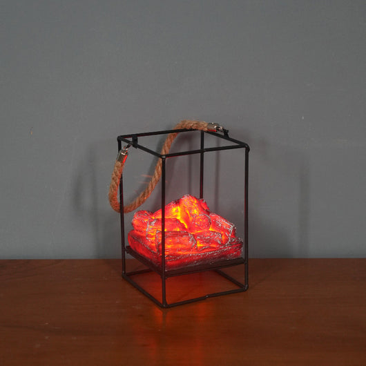 Lámpara LED de Fuego Chimenea Simulada Navidad Halloween - Image 5