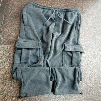 Pantalones Cargo Holgados con Múltiples Bolsillos para Hombre - Image 15