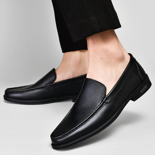 Mocasines de Cuero Auténtico Cómodos Transpirables para Negocios