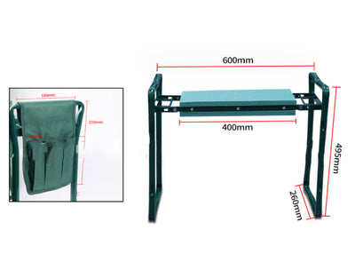 Silla Plegable de Jardín con Bolsa de Herramientas - Image 11