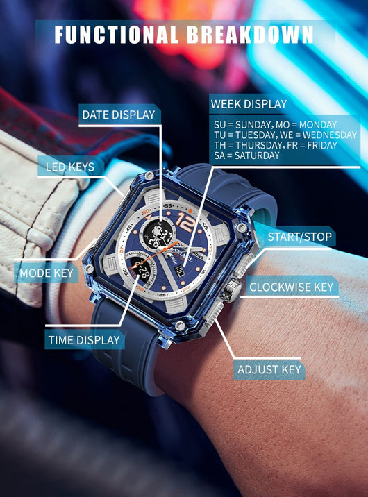 Reloj Electrónico para Hombre con Diseño Moderno y Precisión Exacta - Image 16