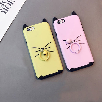 Funda Protectora iPhone 8/8Plus/6S/6SPlus con Anillo Soporte - Paquete Completo