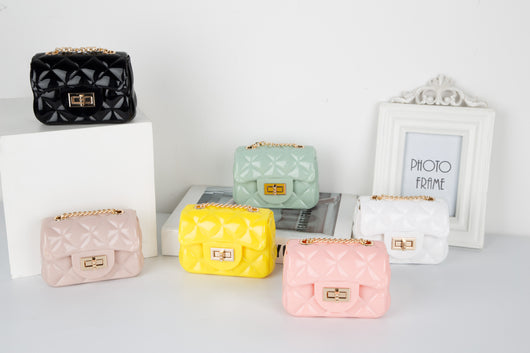 Bolso Bandolera Mini de Gelatina para Mujer - Cartera Cruzada Compacta