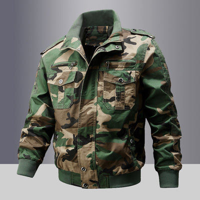 Chaqueta de Trabajo Suelta en Algodón - Image 11