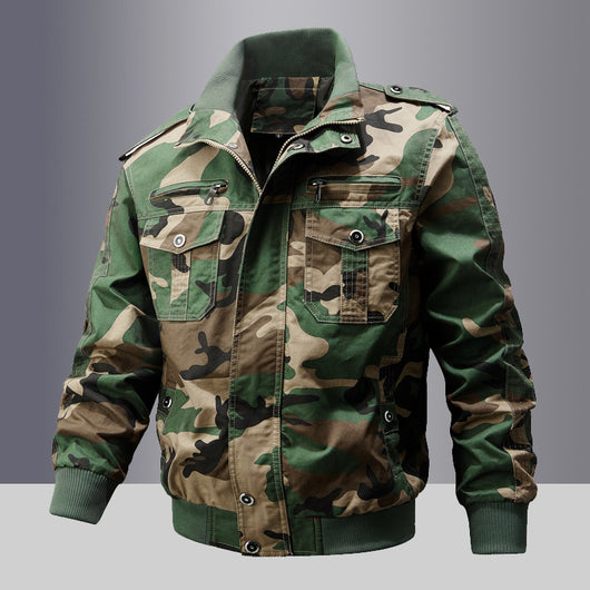 Chaqueta de Trabajo Suelta en Algodón - Image 11