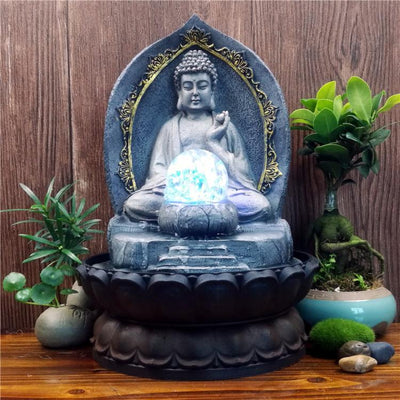 Fuente Zen con Estatua de Buda - Decoración Agua Feng Shui - Image 17