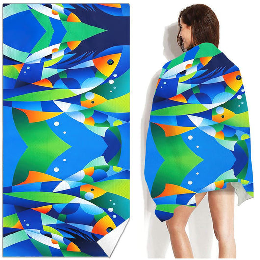 Toalla de Playa Bohemia Estampada - Absorbente y Versátil - Image 22