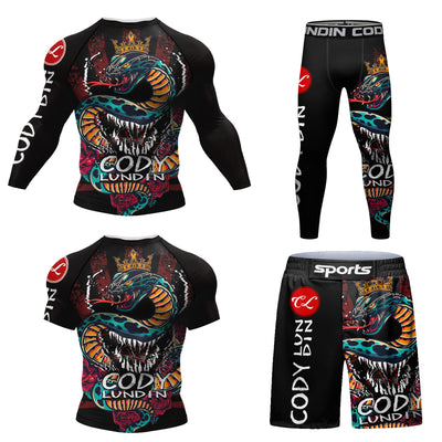 Conjunto Deportivo Hombre 4 Piezas con Impresión Digital, Secado Rápido y Stretch - Image 11