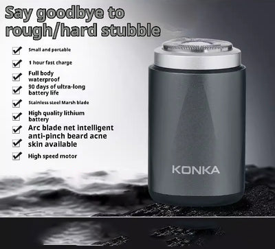 Afeitadora Eléctrica Silenciosa para Hombres - Portátil de Viaje - Image 5