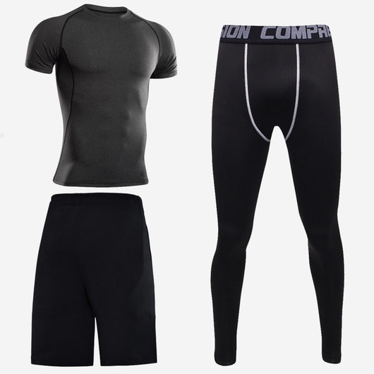 Conjunto Deportivo de 3 Piezas para Hombre - Playera Manga Corta - Image 3