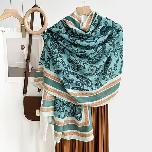 Foulard de Algodón y Lino Ligero - Pareo Sedoso Protección Solar para Playa y Viajes - Image 32