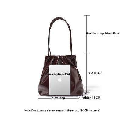 Bolsa Bucket Ajustable para Mujer - Bandolera Versátil - Image 5
